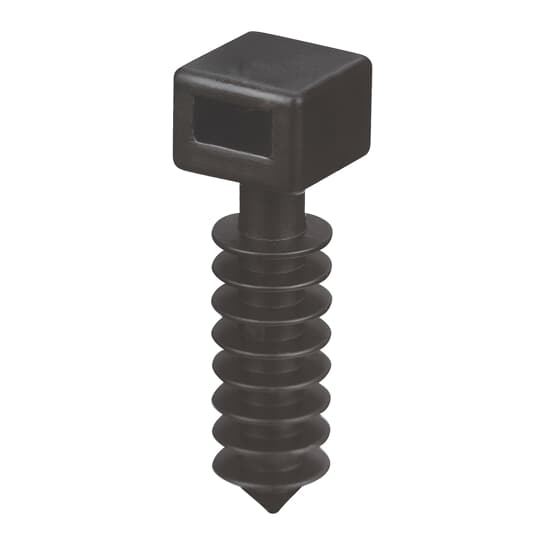 Thomas & Betts Black Cable Tie Mount 19.1 mm x 19.1mm