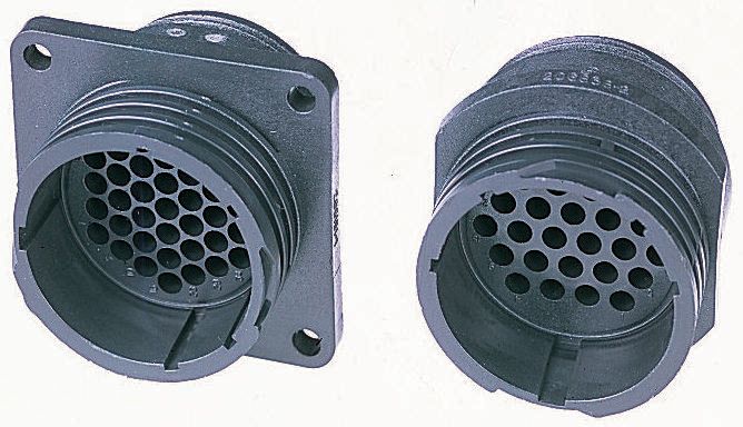 TE Connectivity Circular Connector, 24 Contacts, Panel, Standard Connector, Plug, Female, CPC Series