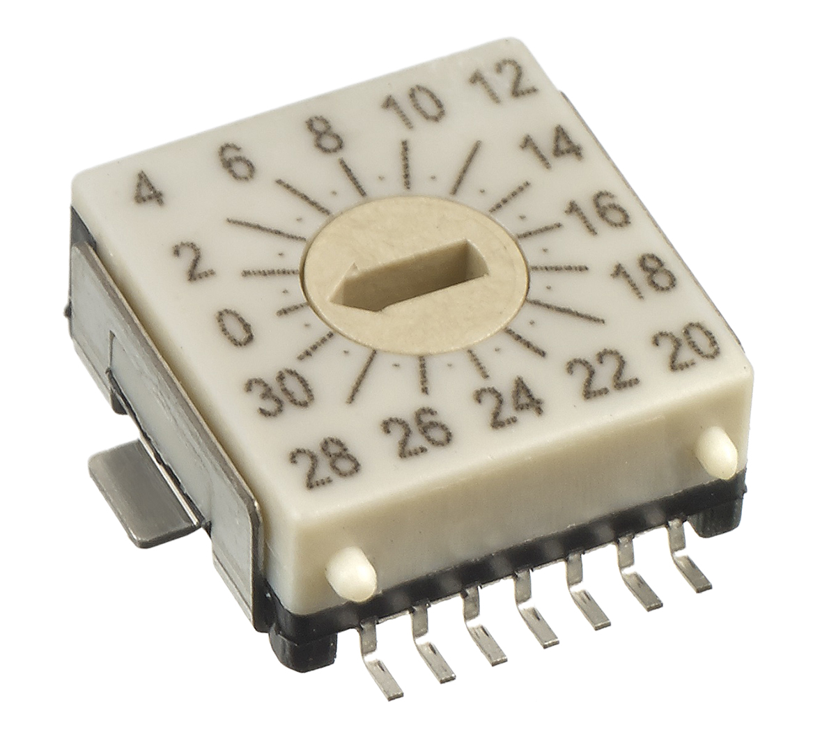 Hartmann 32 Way Surface Mount DIP Switch, Slot Actuator