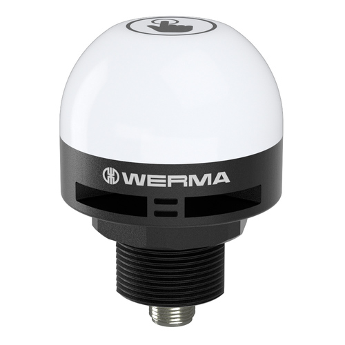 Werma MC55 Series Multicolour Sounder Beacon, 24 V, IP65, IP69K, Built -In-Mount