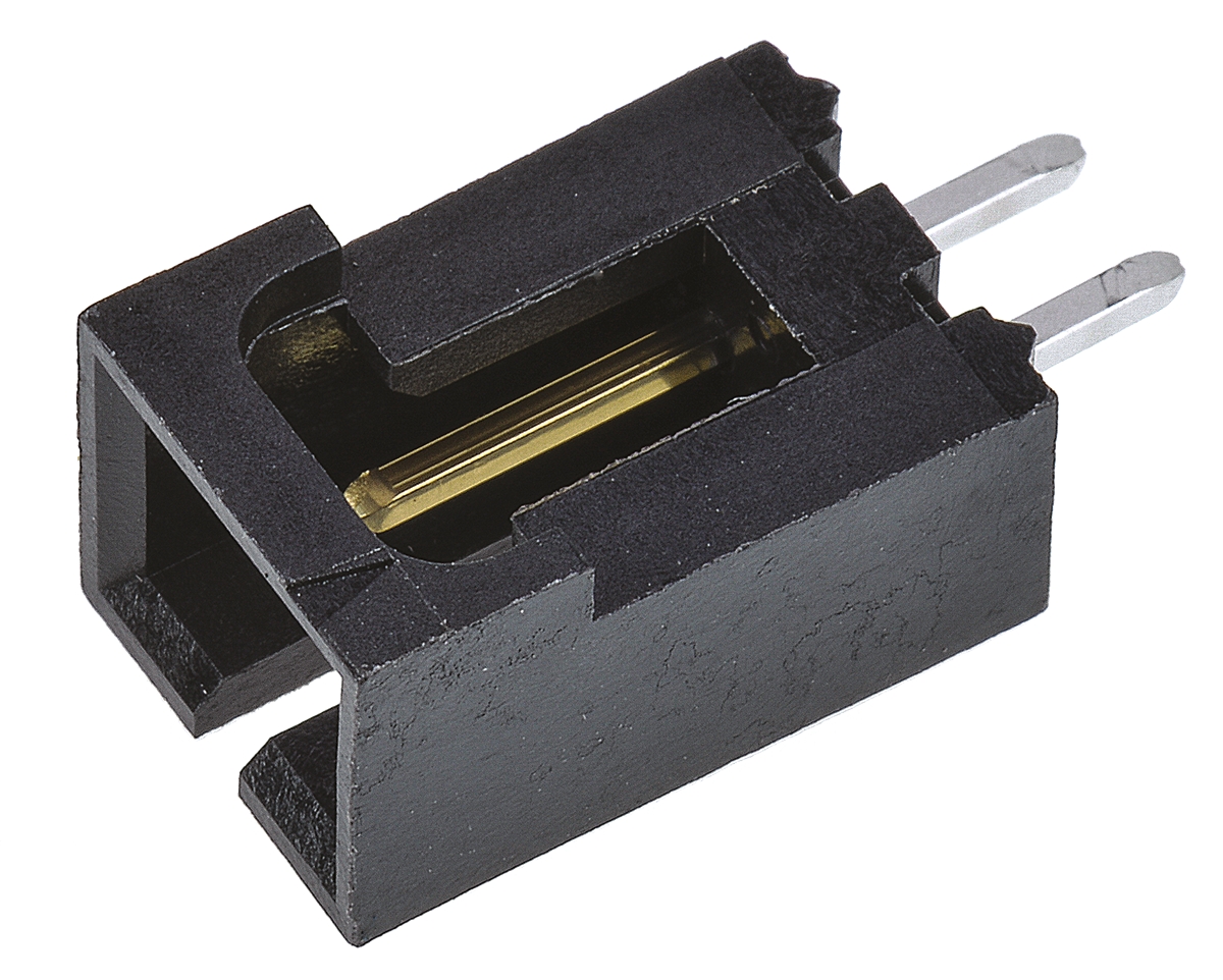 Molex SL Series Straight Through Hole PCB Header, 2 Contact(s), 2.54 mm Pitch, 1 Row, Shrouded