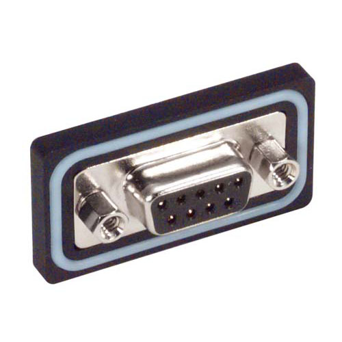 L-Com WPSD 9 Way Screw D-sub Connector Socket, with Jack Screw