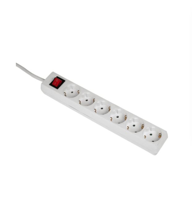 Hama 6 Gang Power Distribution Unit, 5m Cable, 16A, 250 V