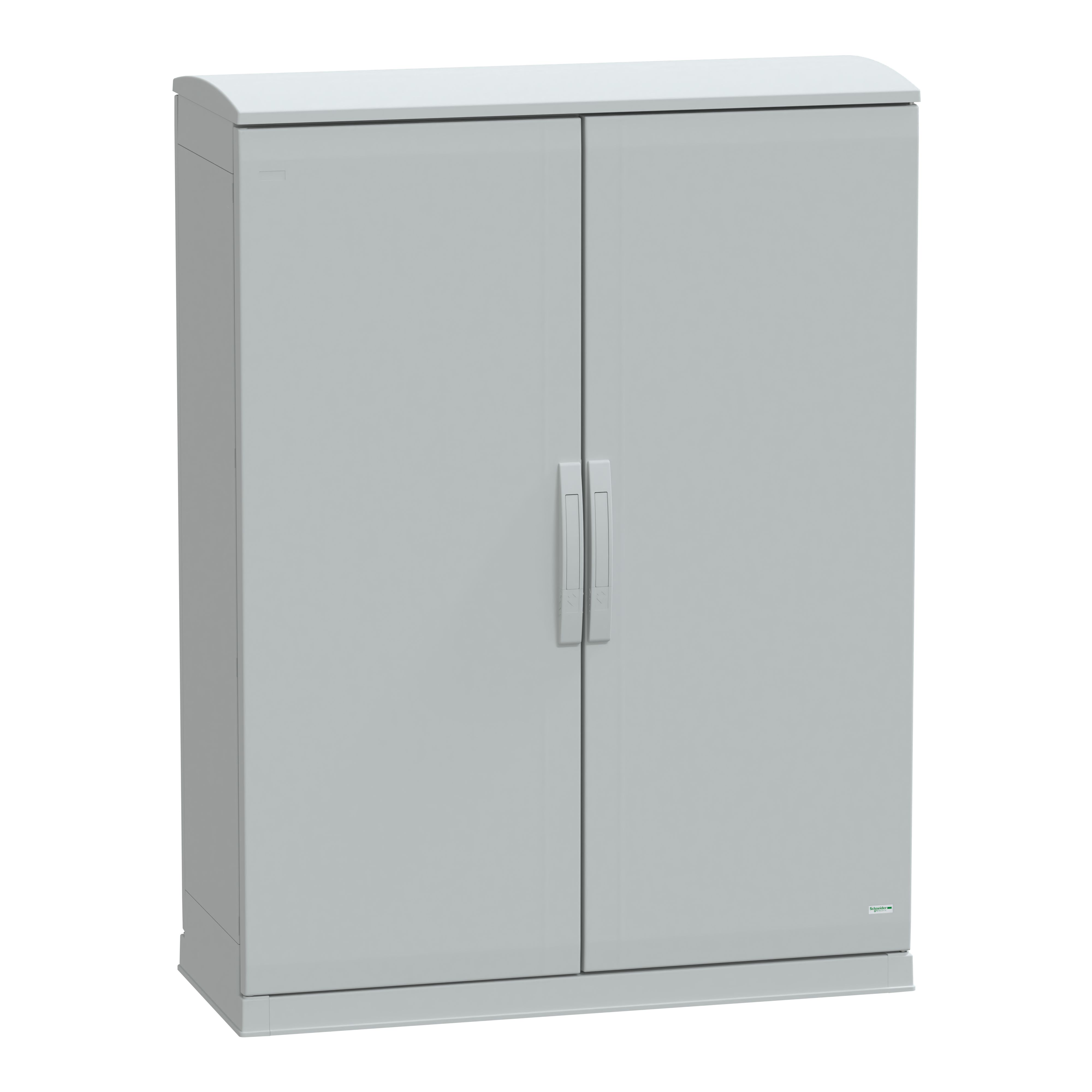 Schneider Electric PanelSeT Series Fibreglass Reinforced Polyester Double-Door-Door Floor Standing Enclosure, Opaque