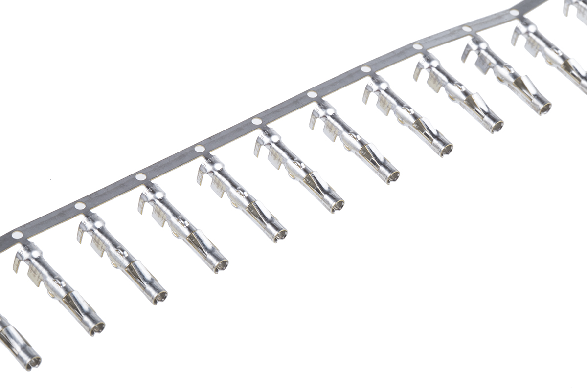 TE Connectivity Commercial MATE-N-LOK Series Female Crimp Terminal, 20AWG Min, 14AWG Max