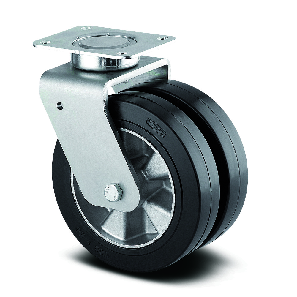 Tente Castor Wheel, 40kg Capacity, 200mm Wheel