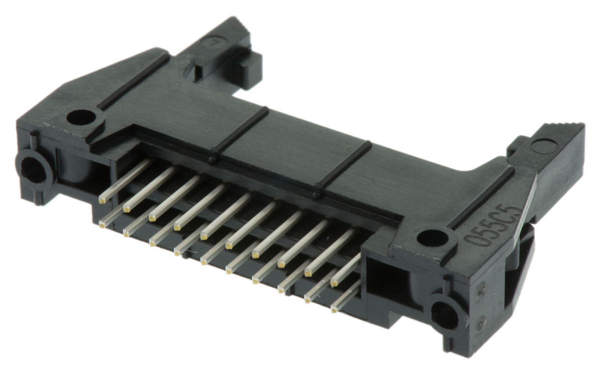 3M 3000 Series Straight Through Hole PCB Header, 20 Contact(s), 2.54 mm Pitch, 2 Row, Shrouded