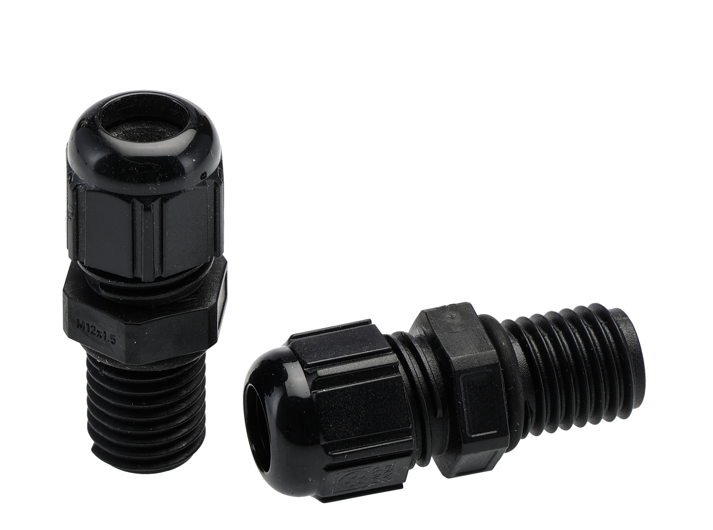 Lapp SKINTOP Series Black Polycarbonate Cable Gland, M12 Thread, 3.5mm min., 7mm max., IP68