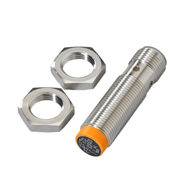 ifm electronic Inductive Threaded Barrel Proximity Sensor, M12, 4 mm Detection, PNP NO, 10 → 30 V dc