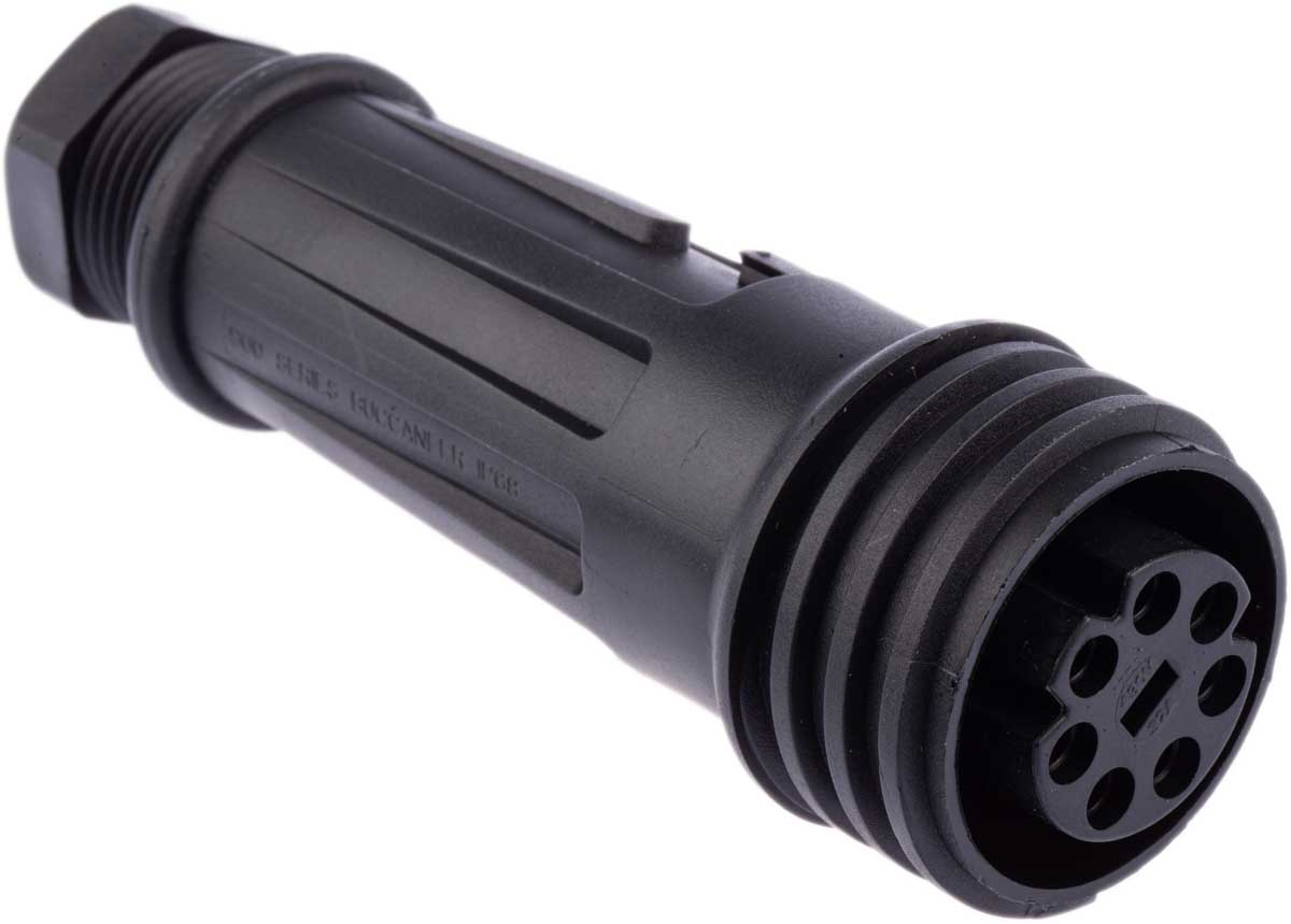 Bulgin Circular Connector, 7 Contacts, Cable, Standard Connector, Socket, Female, IP68, Buccaneer 900 Series