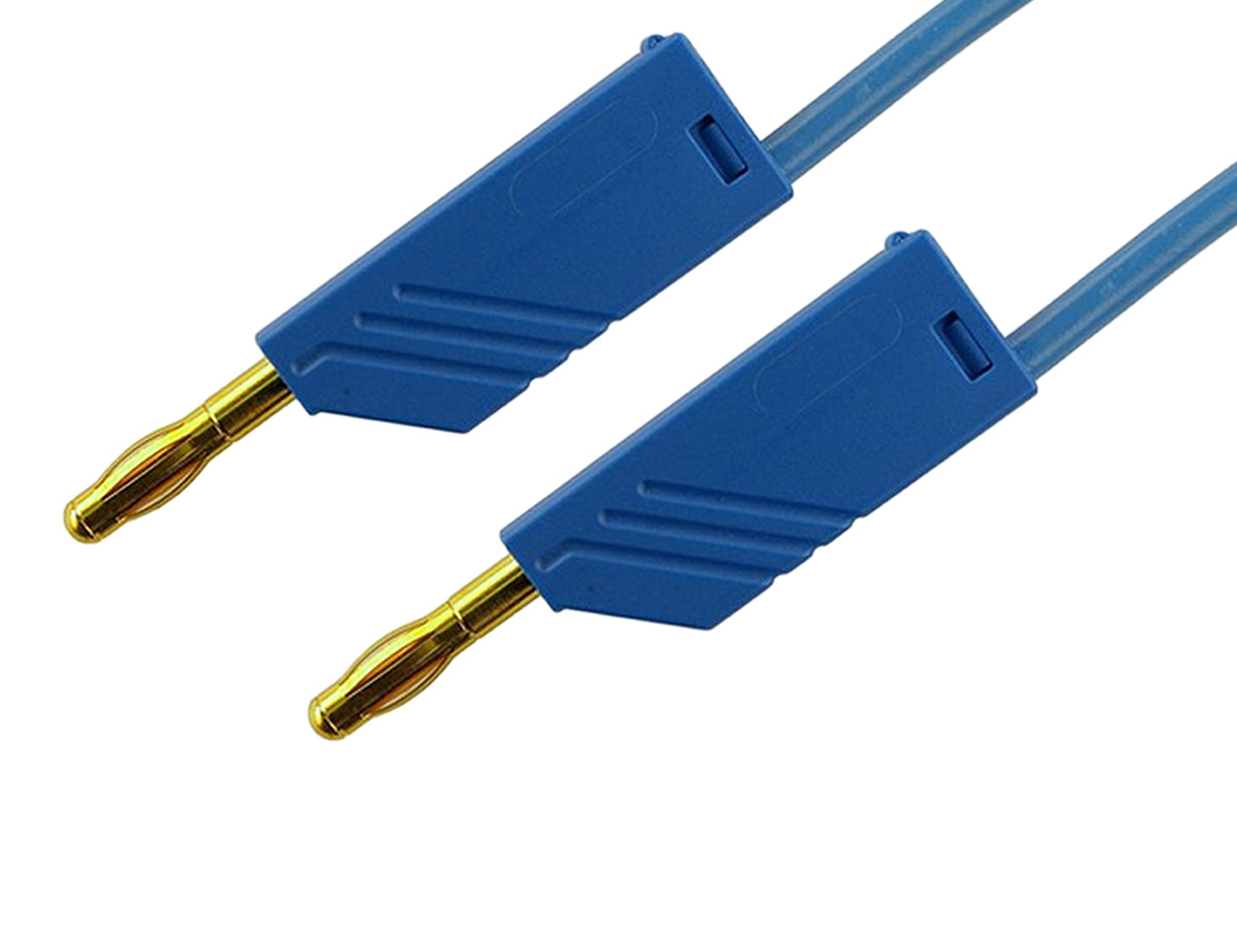Hirschmann Test & Measurement, 32A, 30 V ac, 60V dc, Blue, 250mm Lead Length