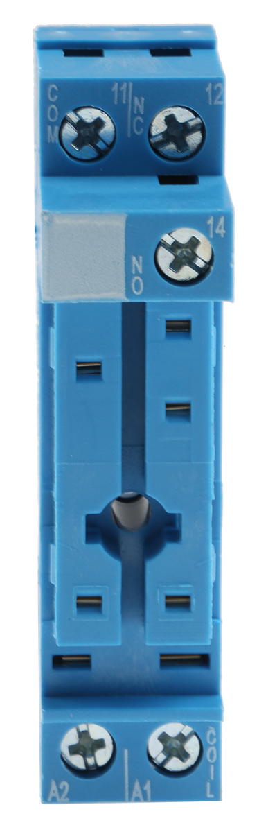 Finder 95 5 Pin 250V ac DIN Rail Relay Socket, for use with 40.31 Series Relays