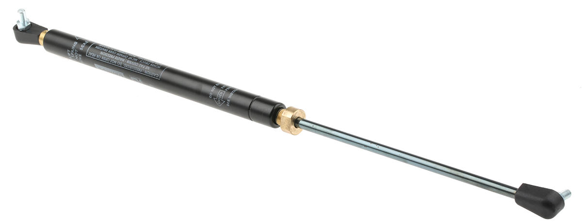 Camloc Steel Gas Strut, with Ball & Socket Joint, 350.0mm Extended Length, 150.0mm Stroke Length