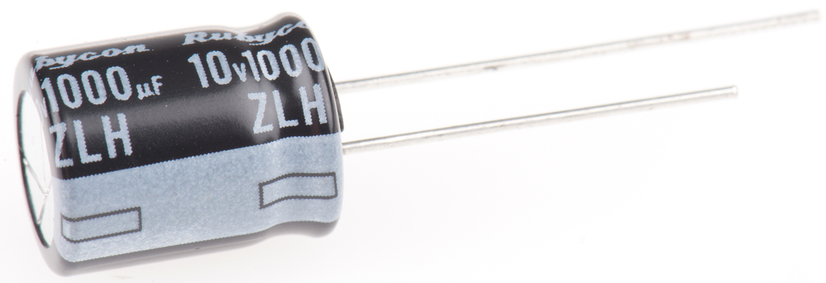 Rubycon 1000μF Aluminium Electrolytic Capacitor 10V dc, Radial, Through Hole - 10ZLH1000MEFC10X12.5