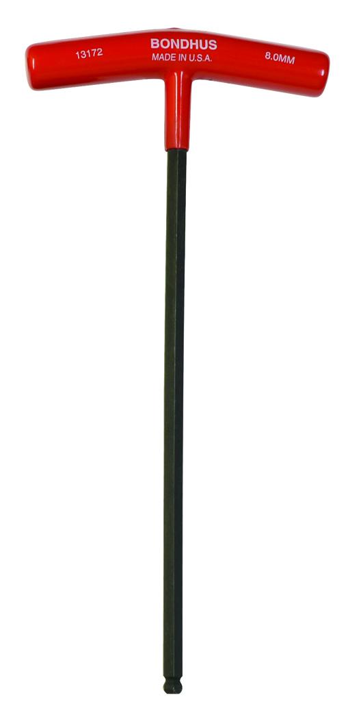 Bondhus T Shape Metric Hex Key, 8mm