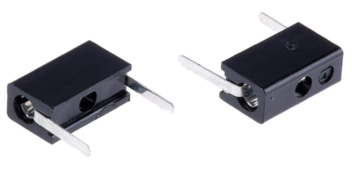 Hirschmann Test & Measurement Black Female Test Socket, 2mm Connector, Solder Termination, 6A, 60V dc, Tin Plating