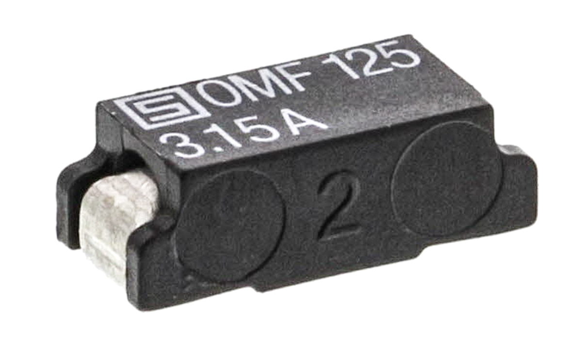 Schurter SMD Non Resettable Fuse 3.15A, 125V ac/dc