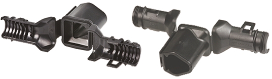 Deutsch DT 3-way Automotive Connector Backshell Backshell, 1011-261-0305