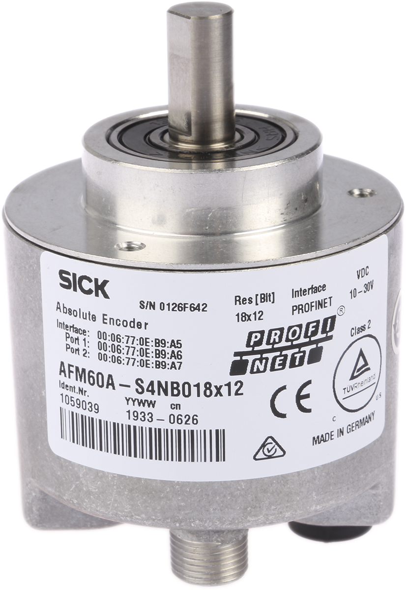 SICK AFM60 Series Absolute Absolute Encoder, 262144 ppr, Solid Type, 10mm Shaft