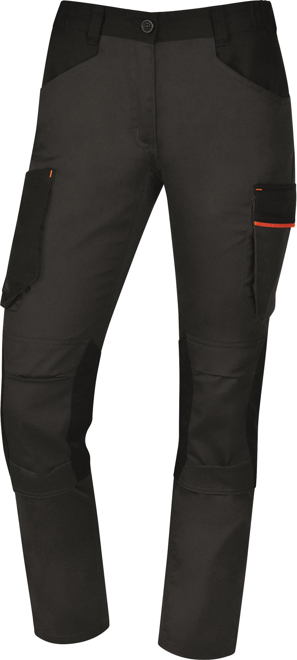Delta Plus MACH 2 Women's Black, Green, White, Yellow 34% Cotton, 3% Elastane, 63% Polyester, Twill, Size M Waist Size