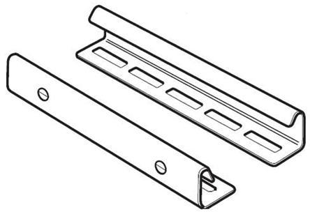 Legrand Medium Duty Coupler Set Pre-Galvanised Steel Cable Tray Accessory, 50 mm Width, 25mm Depth
