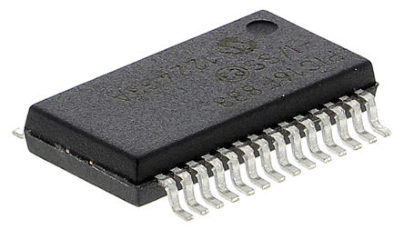 Microchip, 8 bit PIC, PIC16F883 Microcontroller, 32 MHz, 7kB FLASH, 28-Pin SSOP