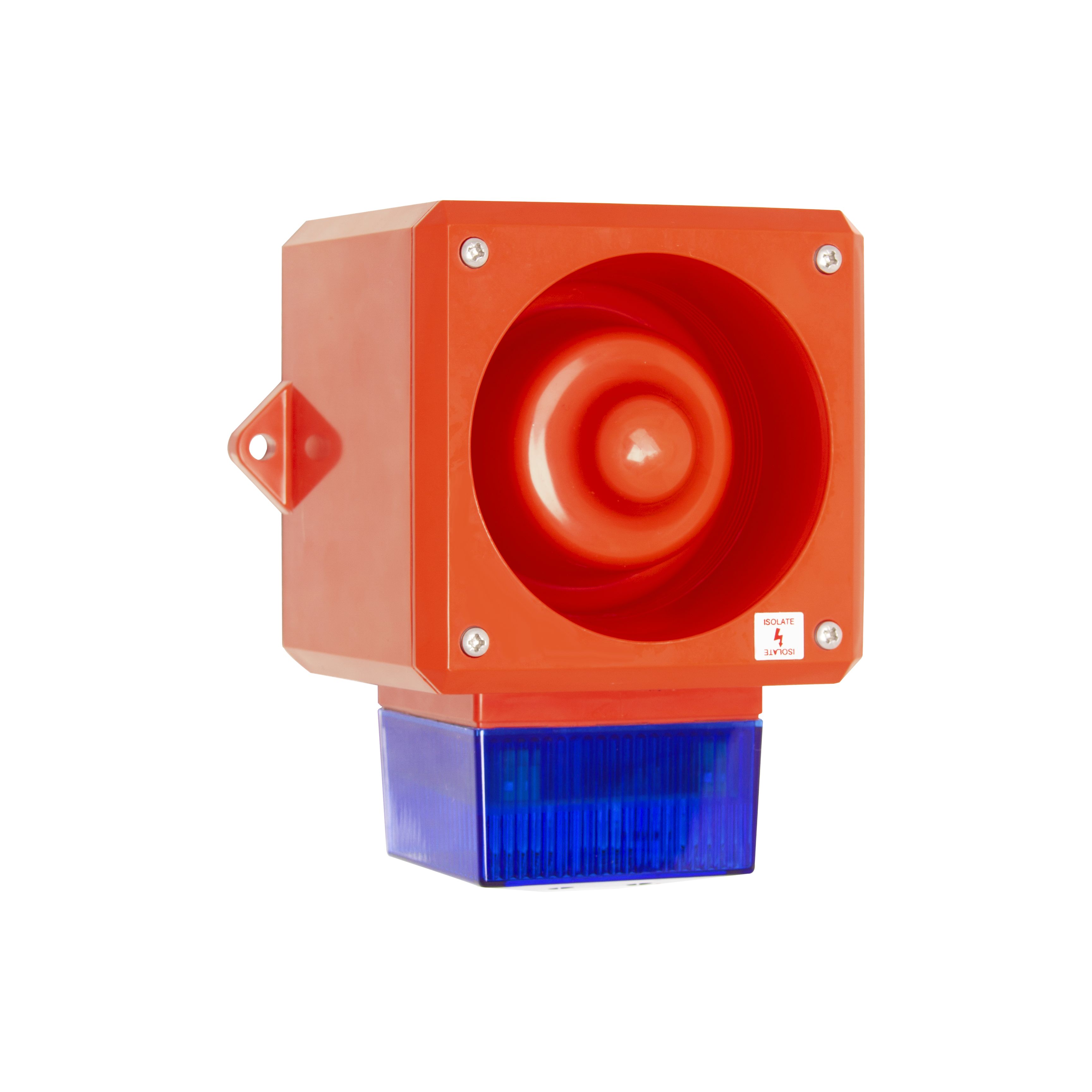 Clifford & Snell YL50 Series Blue Sounder Beacon, 24 V dc, IP66, Fixed Mount, 112dB at 1 Metre