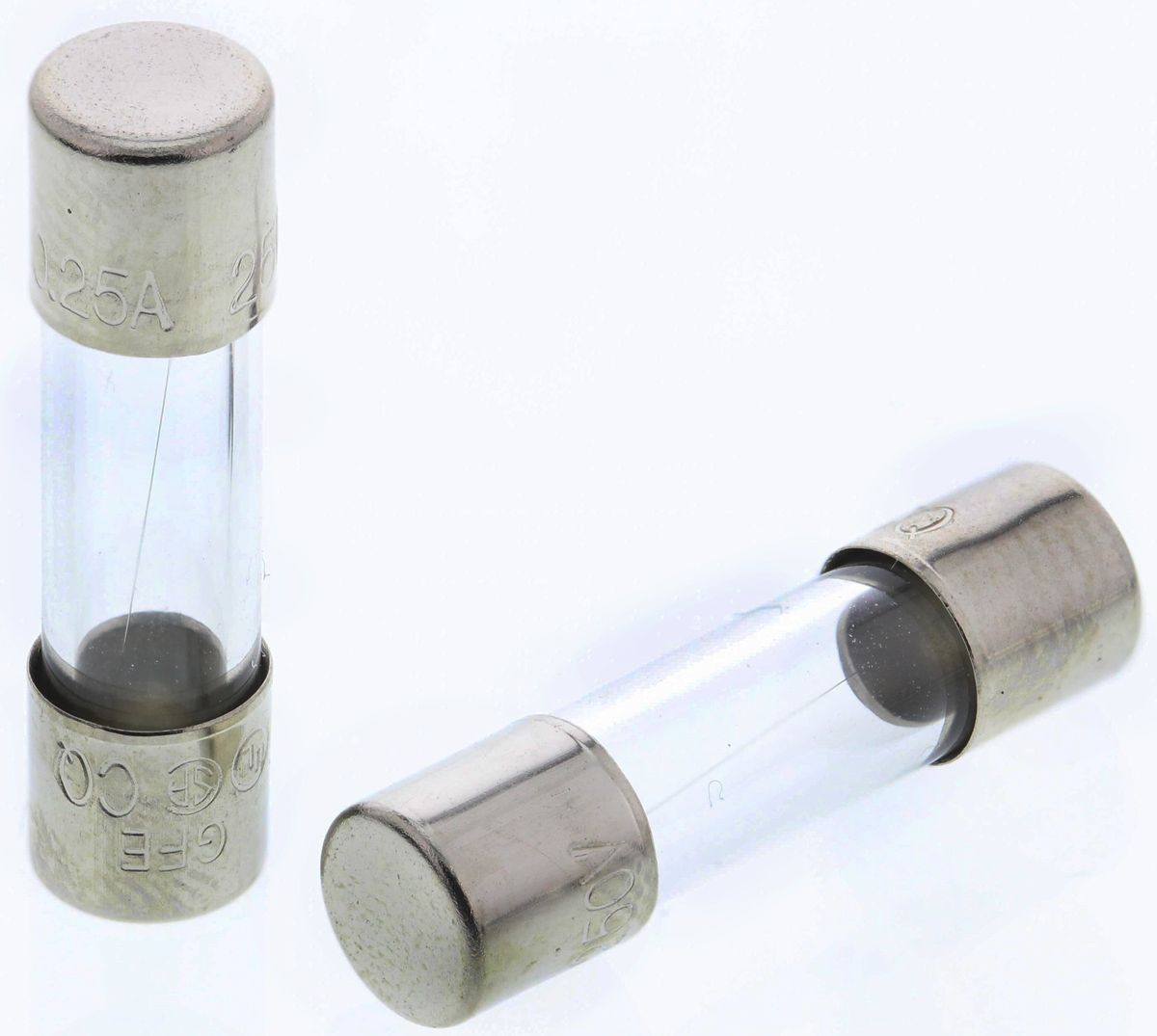 RS PRO 250mA F Glass Cartridge Fuse, 5 x 20mm