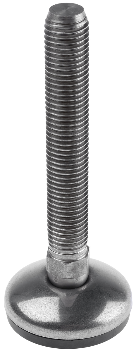 Nu-Tech Engineering M16 Stainless Steel Adjustable Foot, 350kg Static Load Capacity 3.5° Tilt Angle