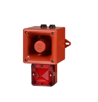 e2s AL105NX Series Amber Sounder Beacon, 24 V, IP66, Wall Mount, 113dB at 1 Metre
