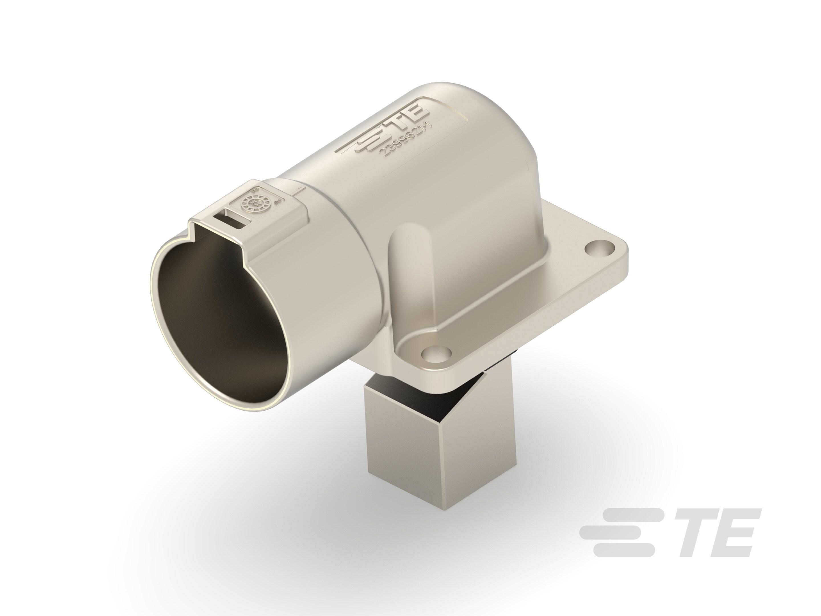 TE Connectivity PowerTube 1400 Series Right Angle Panel PCB Connector, 1 Contact(s), 47 mm Pitch, 1 Row, Shrouded
