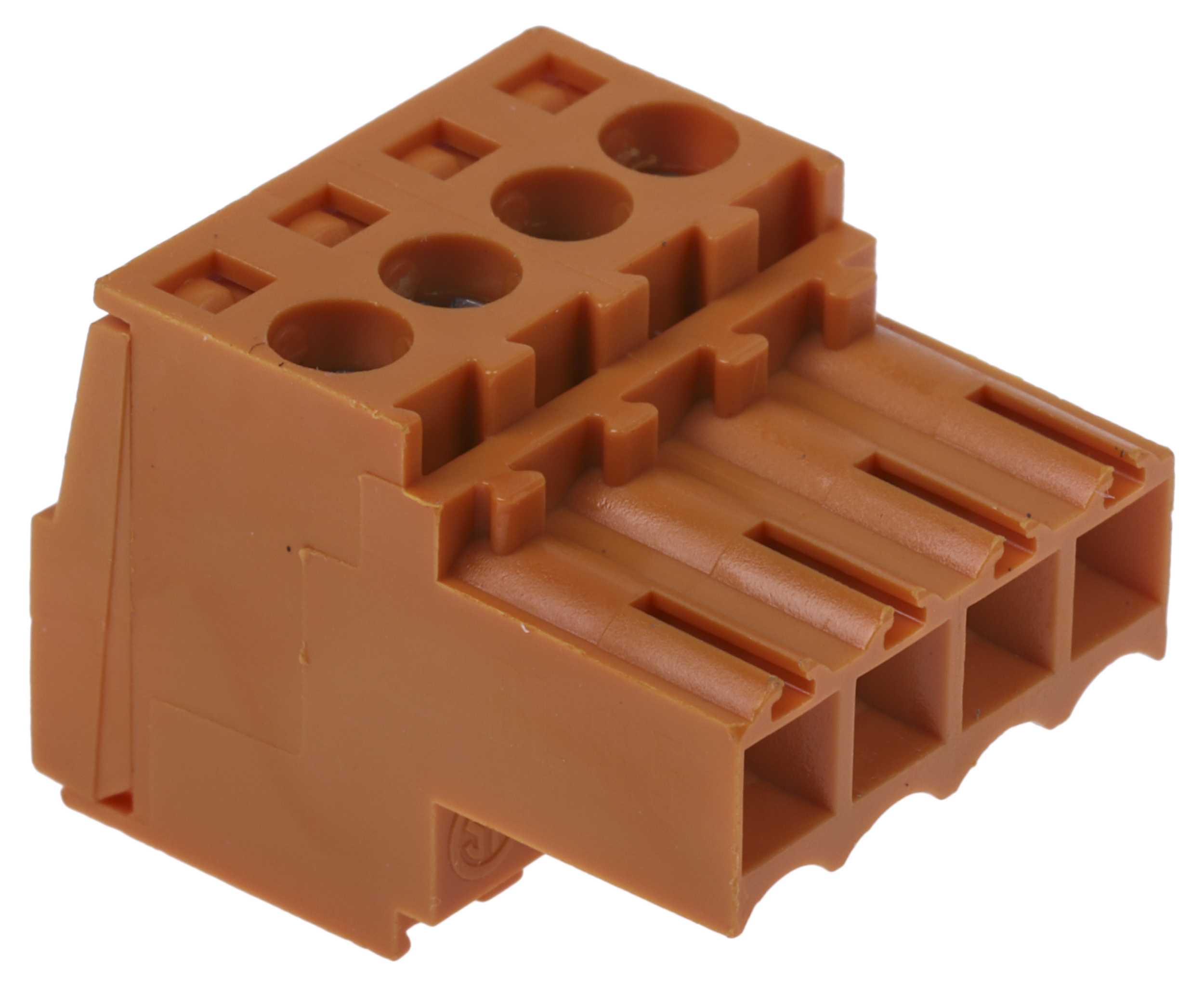 Weidmuller, 3.5mm Pitch, BL, 4 Way, Pluggable Terminal Block, Plug, Cable Mount, Screw Down Termination, 1597380000