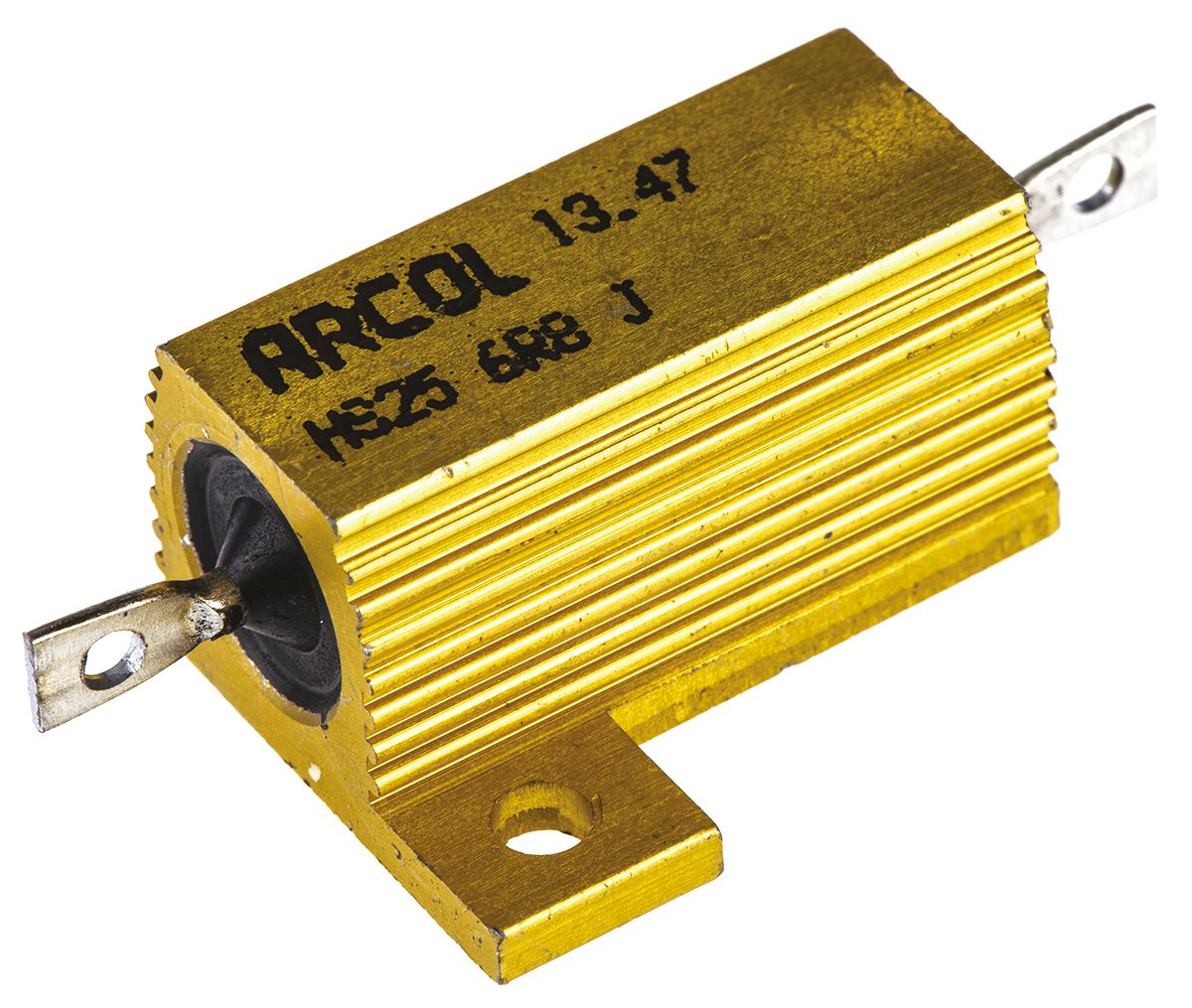 Arcol, 6.8Ω 25W Wire Wound Chassis Mount Resistor HS25 6R8 J ±5%