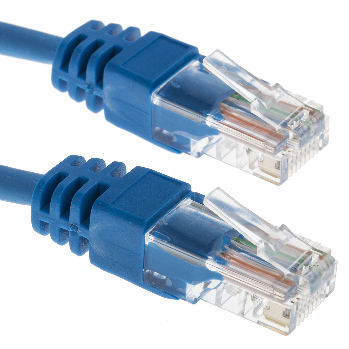 RS PRO, 25m Cat5e, Blue RJ45 to Male RJ45 Male, U/UTP Unshielded, Terminated LSZH Sheath