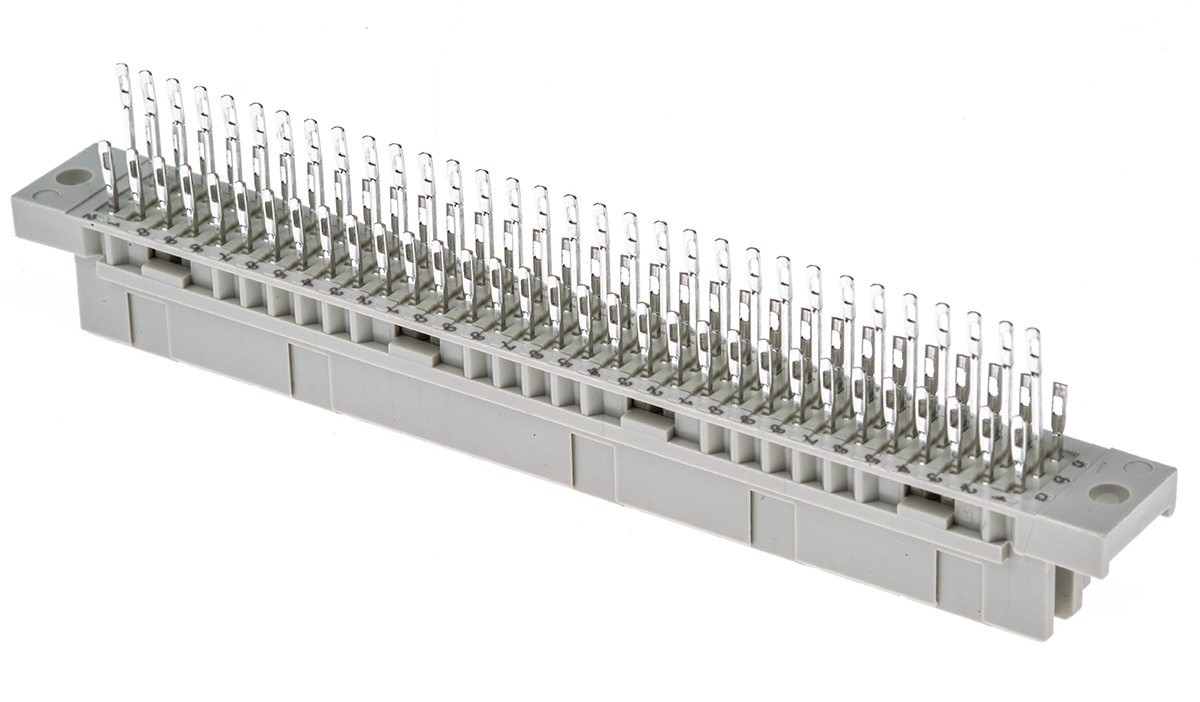 HARTING 09 03 96 Way 2.54mm Pitch, Type C Class C2, 3 Row, Straight DIN 41612 Connector, Socket