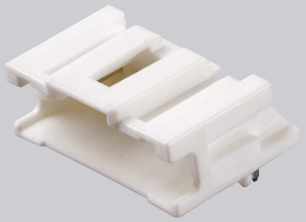 Molex MicroClasp Series Right Angle Through Hole PCB Header, 3 Contact(s), 2 mm Pitch, 1 Row, Shrouded