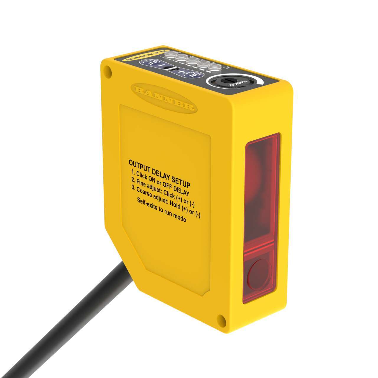 Banner Proximity Photoelectric Sensor, Rectangular Sensor, 1000 mm Detection Range