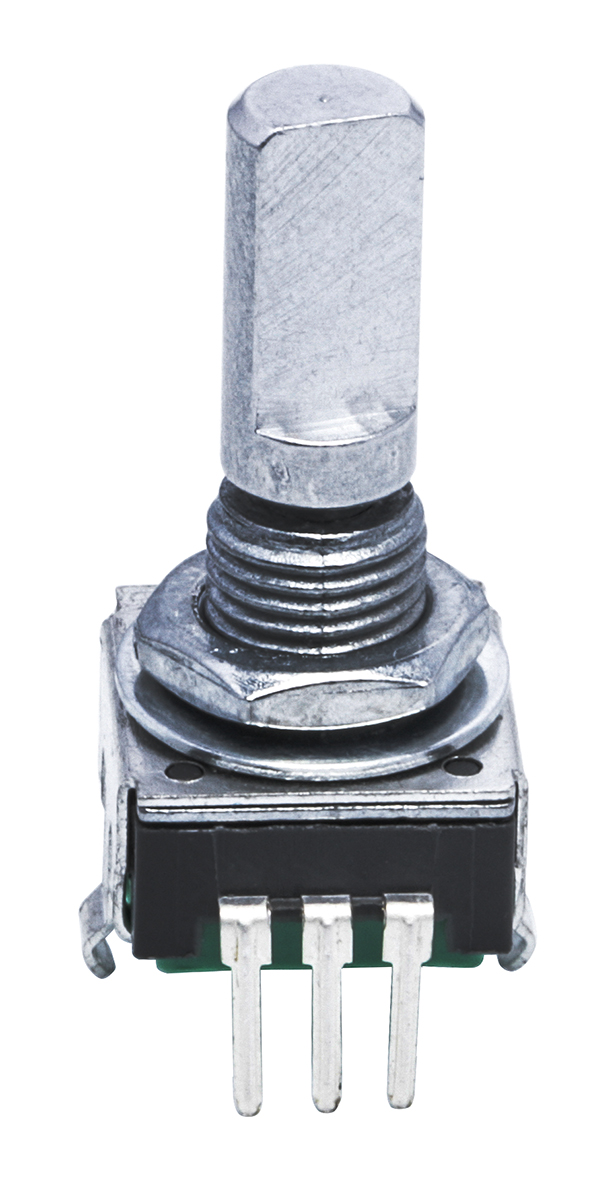 Bourns 12 Pulse Incremental Mechanical Rotary Encoder with a 6 mm Flat Shaft (Not Indexed)