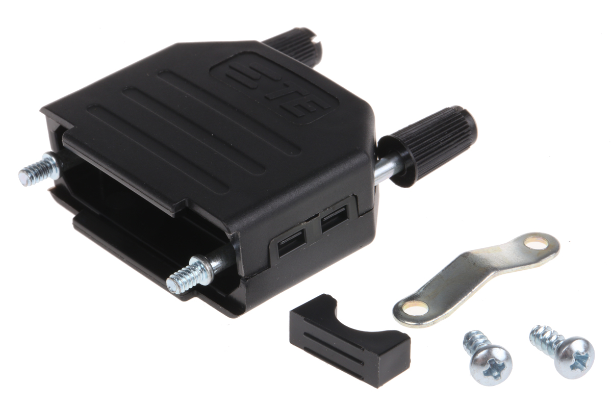 TE Connectivity 1991253 Series PA D Sub Backshell, 15 Way