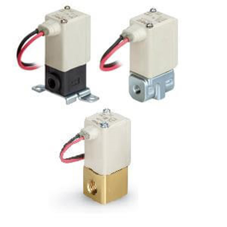 SMC Solenoid Valve VDW14HA, 2 Port, NC, 24 V dc M5, M5