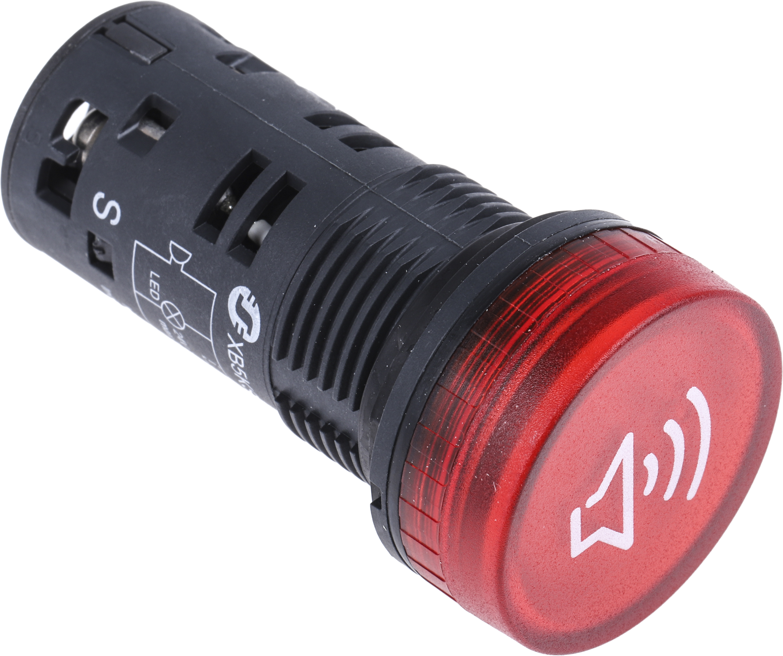 Schneider Electric Harmony XB5 Series Red Buzzer Beacon, 24 V ac/dc, IP66, IP67, IP69, Base Mount, 90dB at 1 Metre