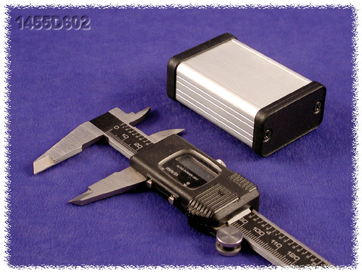 Hammond 1455 Series Extruded Aluminium Enclosure, IP54, 60 x 45 x 25mm