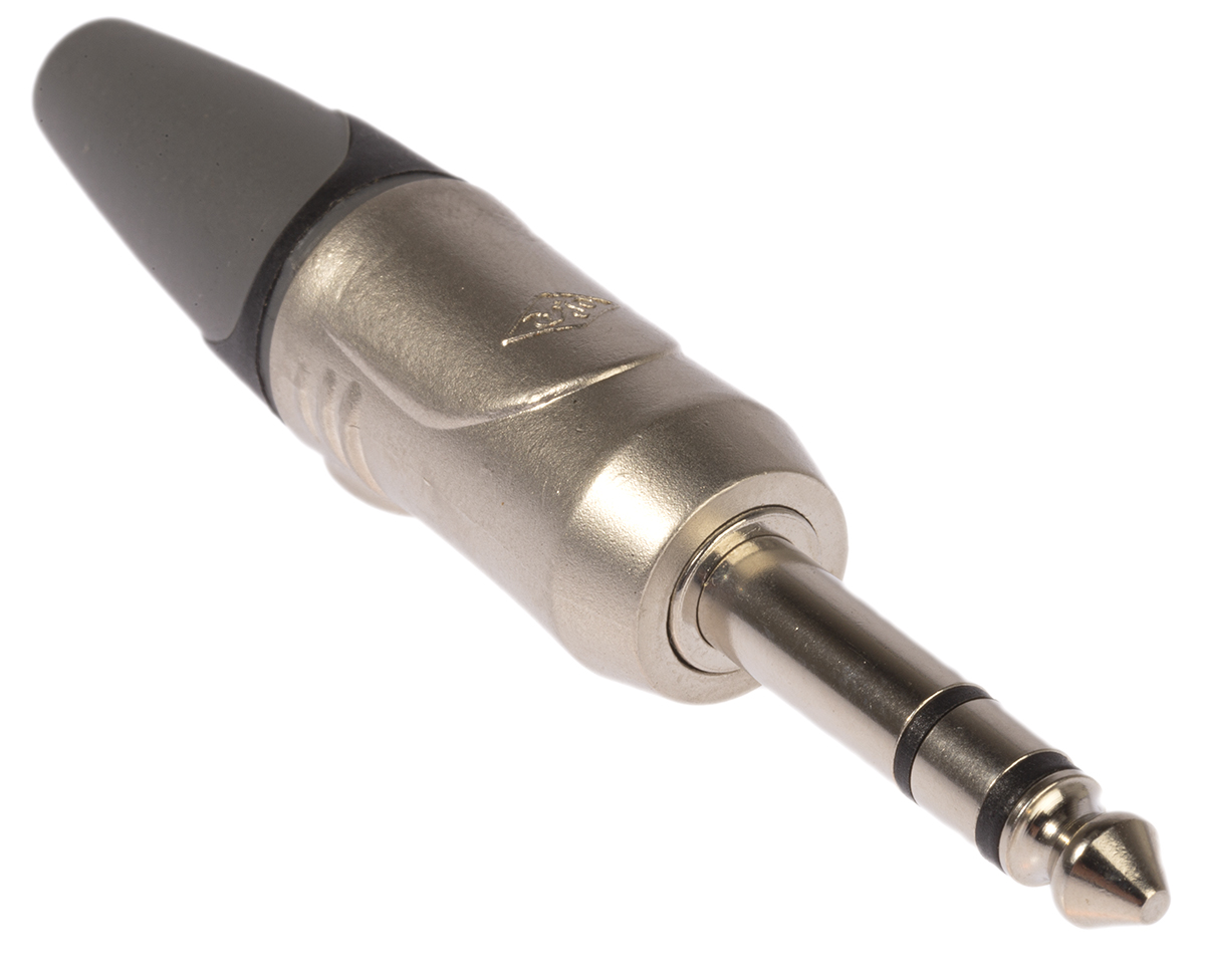 RS PRO Jack/TRS Connector 6.35 mm Stereo Plug 1A