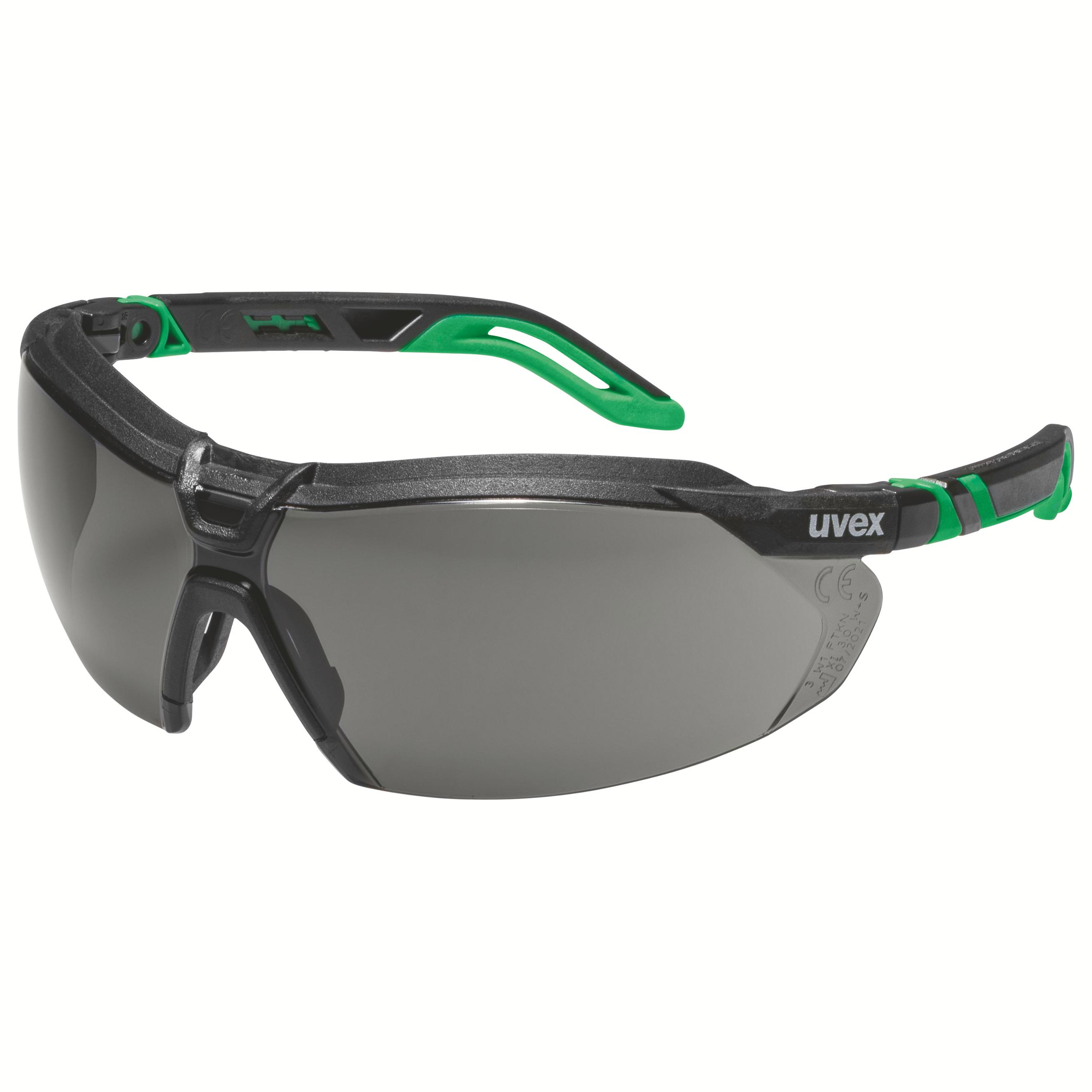 uvex i-5 Anti-Mist UV Safety Glasses, Black PC Lens