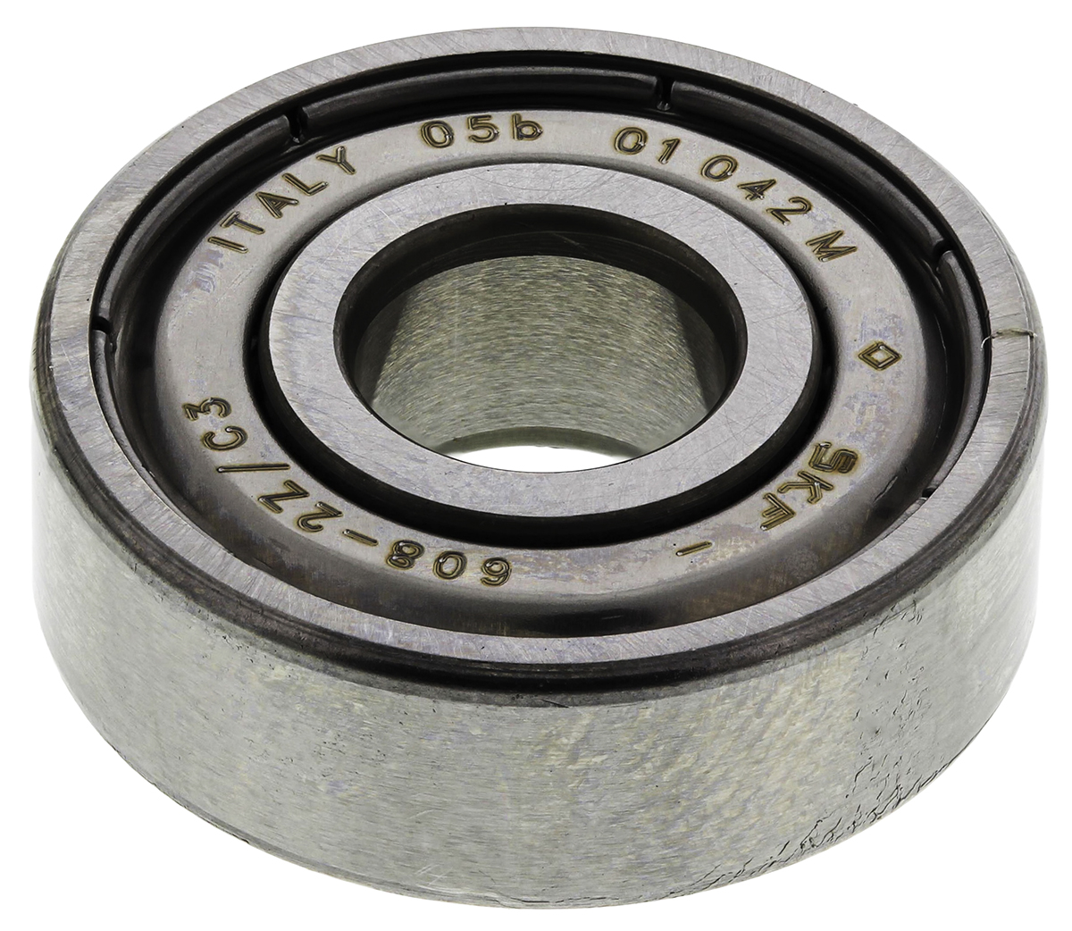 SKF 608-2Z/C3 1 Row Ball Bearing - 8 mm ID, 22 mm OD