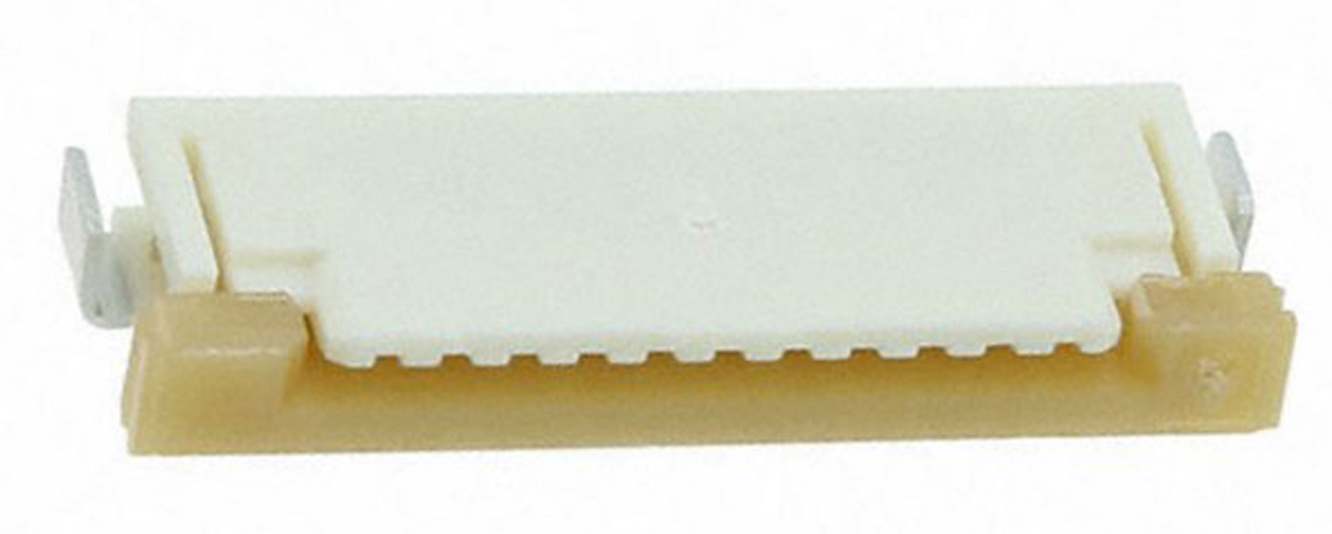 Molex, Easy On, 52207 1mm Pitch 11 Way Right Angle Female FPC Connector, ZIF Top Contact