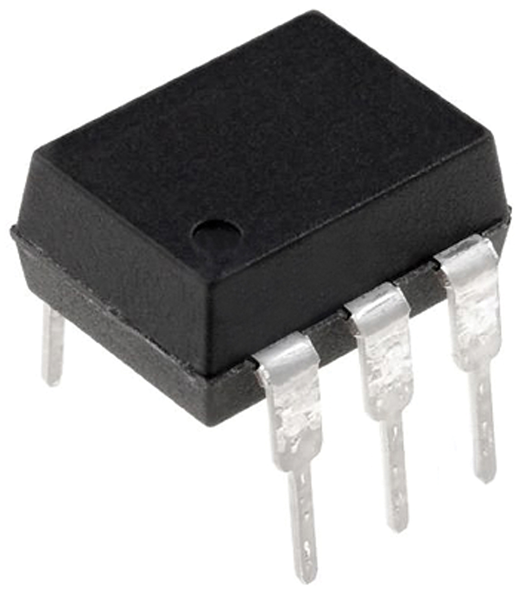 Isocom, MOC3020 AC Input Triac Output Optocoupler, Through Hole, 6-Pin DIP