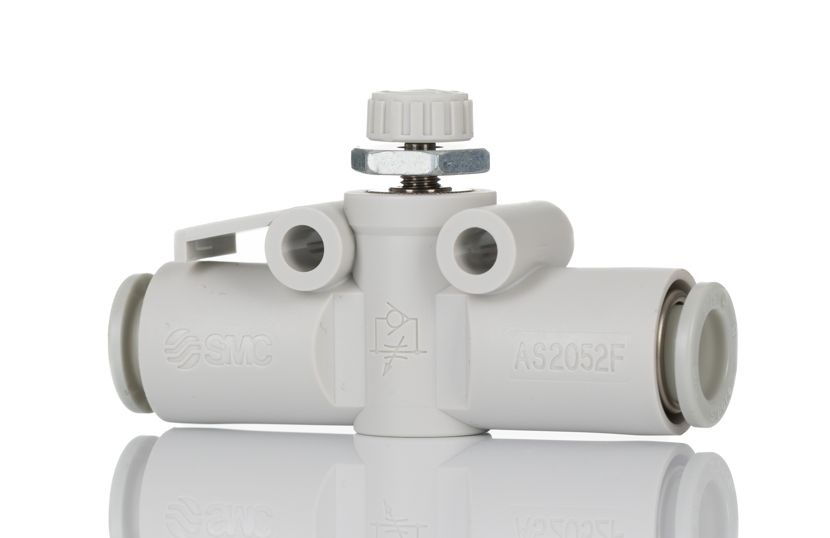 SMC AS Series Tube Flow Controller, 8mm Tube Inlet Port x 8mm Tube Outlet Port