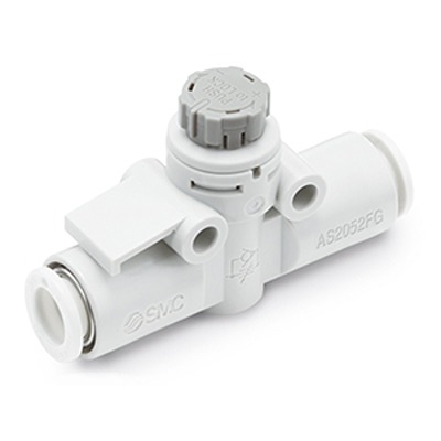 SMC AS-FG Series Tube Speed Controller, 10mm Tube Inlet Port x 10mm Tube Outlet Port, AS3002FG-10A