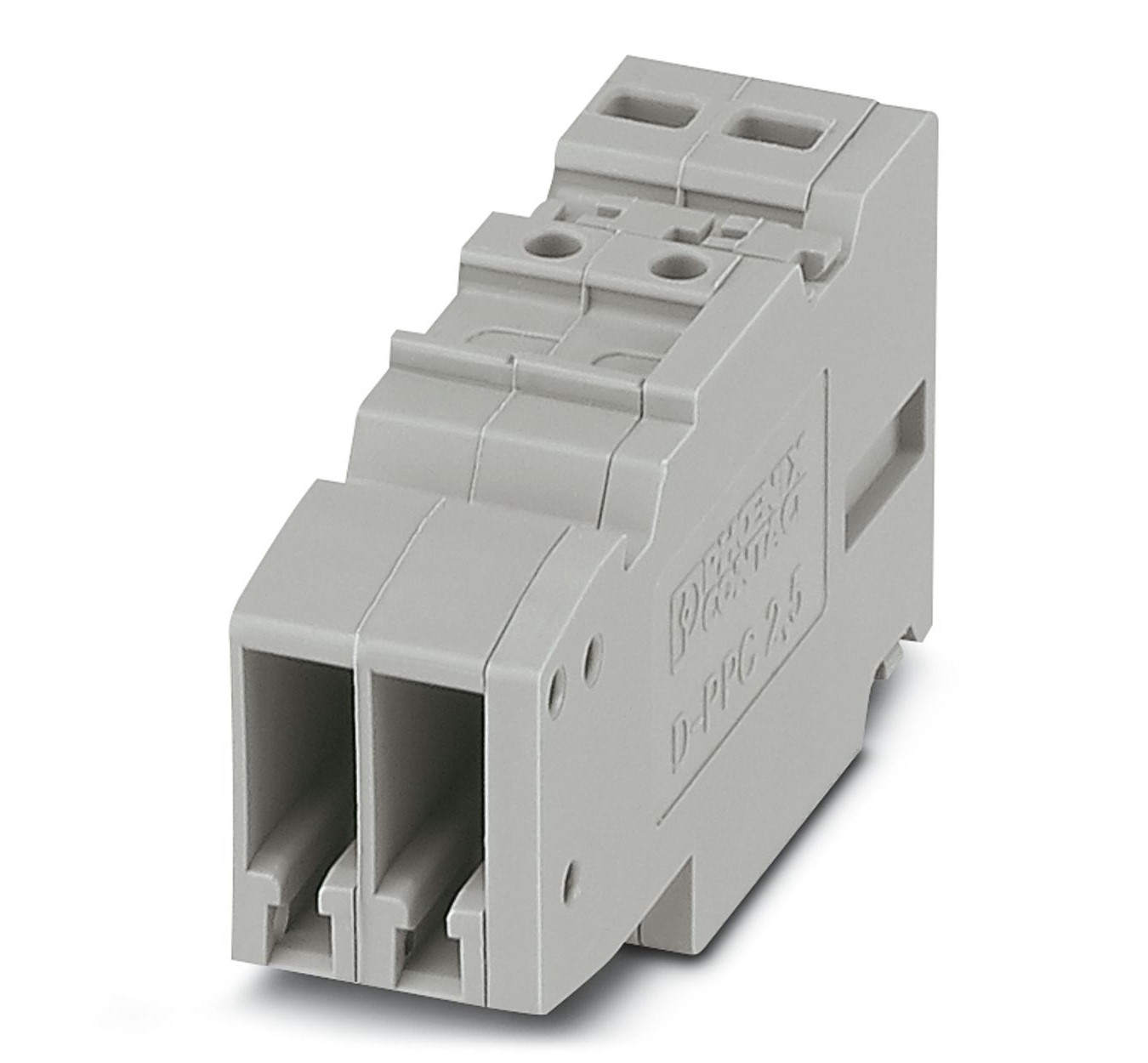Phoenix Contact COMBI Series PPC 2,5/2 Non-Fused Terminal Block, 24A, 26 → 12 AWG, 26 → 14 (Flexible) AWG